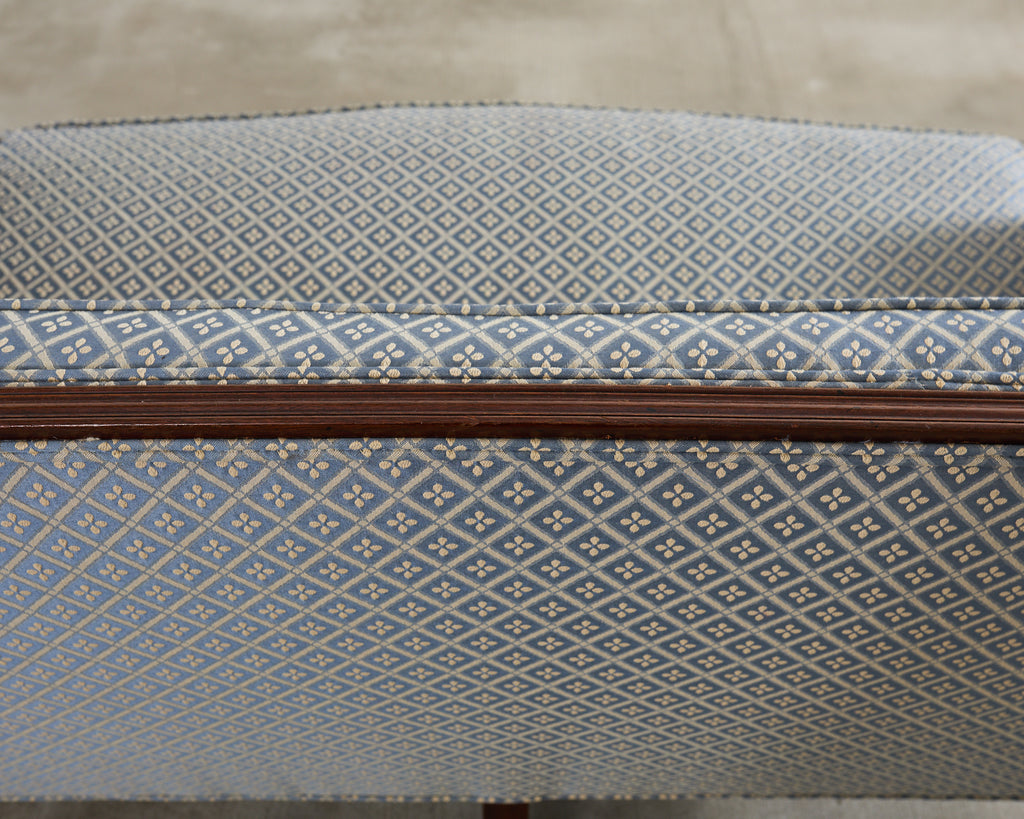 French Louis XVI Style Mahogany Settee