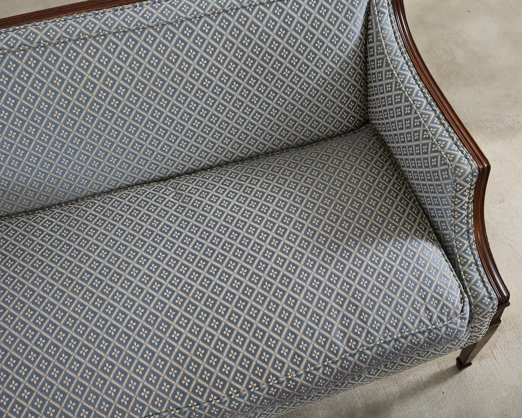 French Louis XVI Style Mahogany Settee