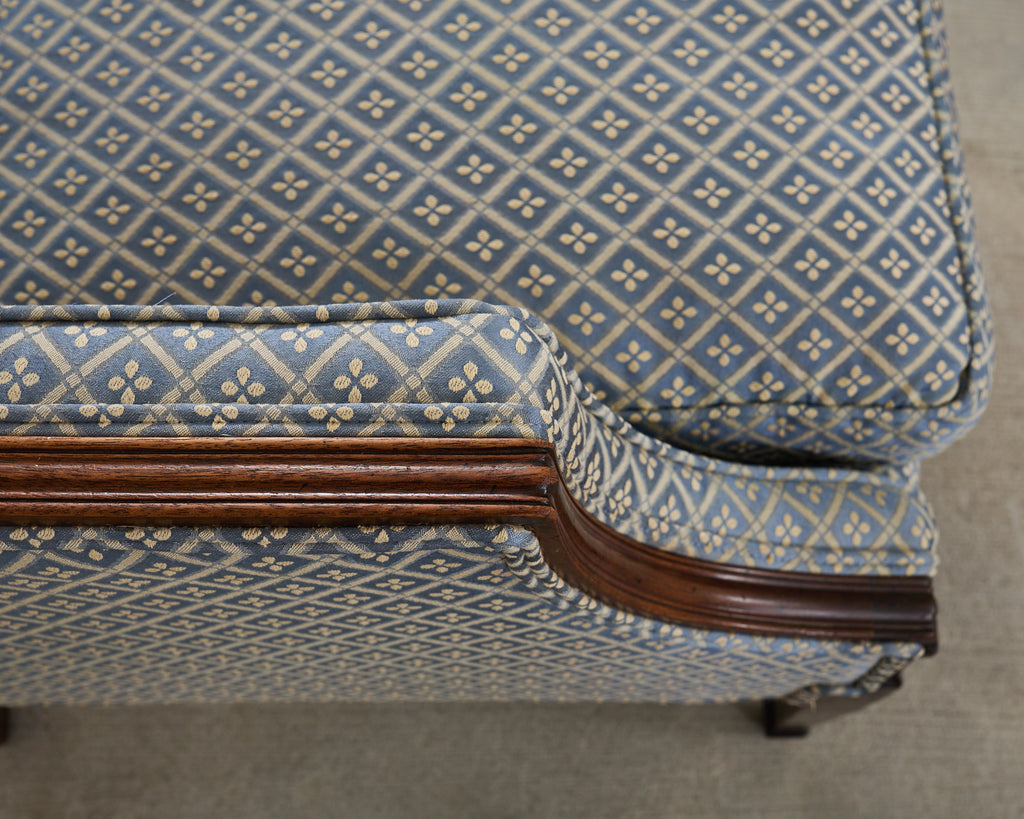 French Louis XVI Style Mahogany Settee