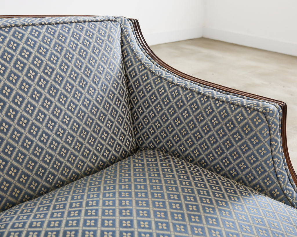 French Louis XVI Style Mahogany Settee