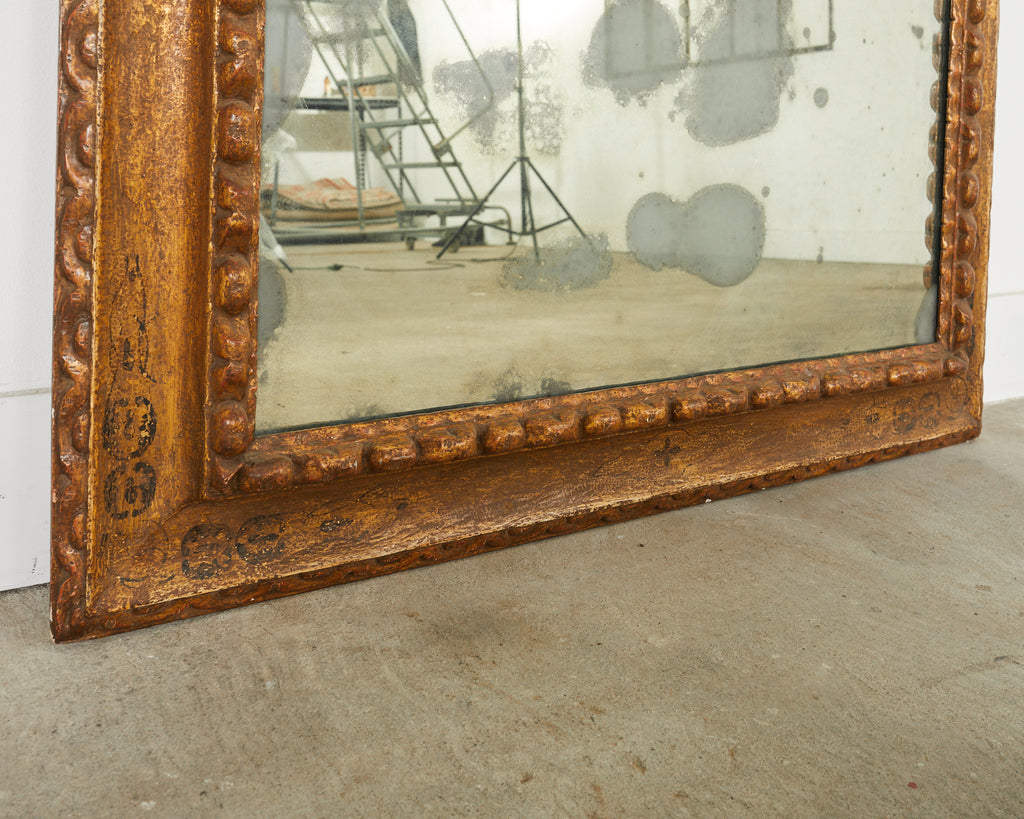 Baroque Style Gilt Lacquered Mirror by Stephen Cavallo