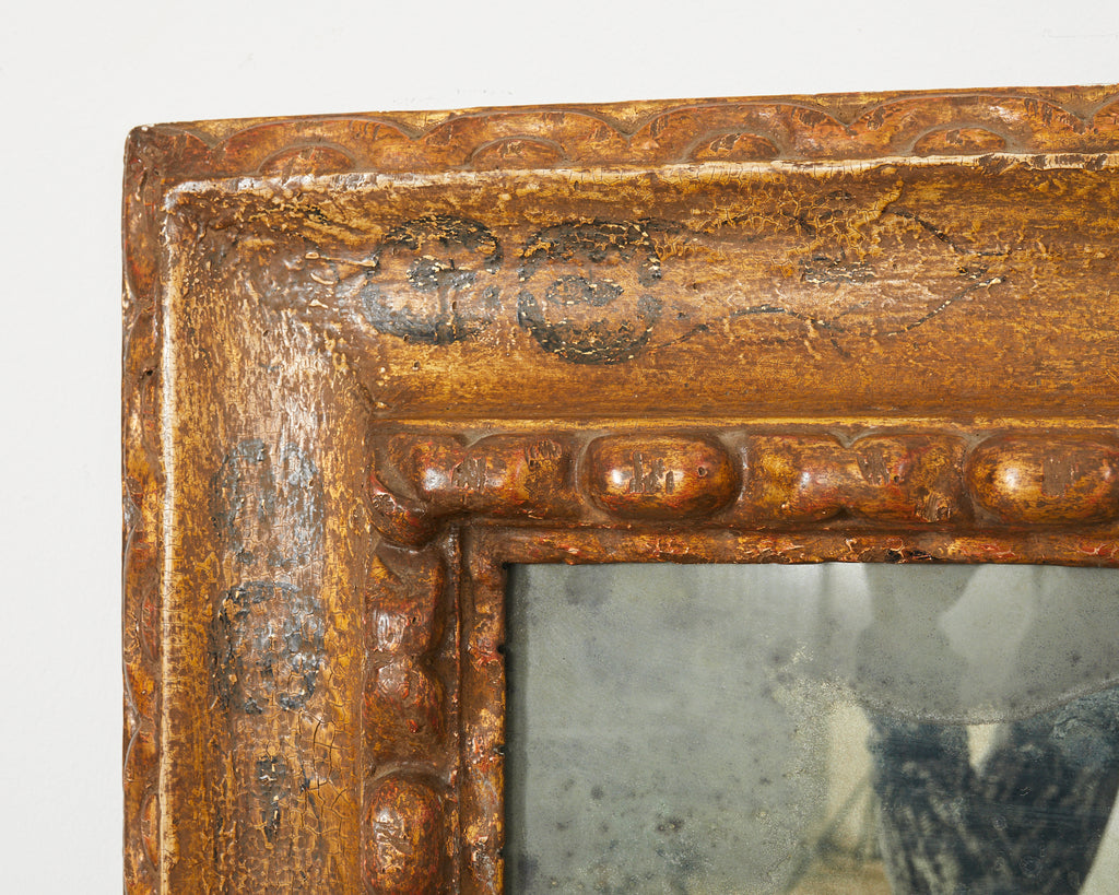 Baroque Style Gilt Lacquered Mirror by Stephen Cavallo