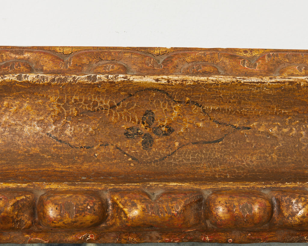 Baroque Style Gilt Lacquered Mirror by Stephen Cavallo