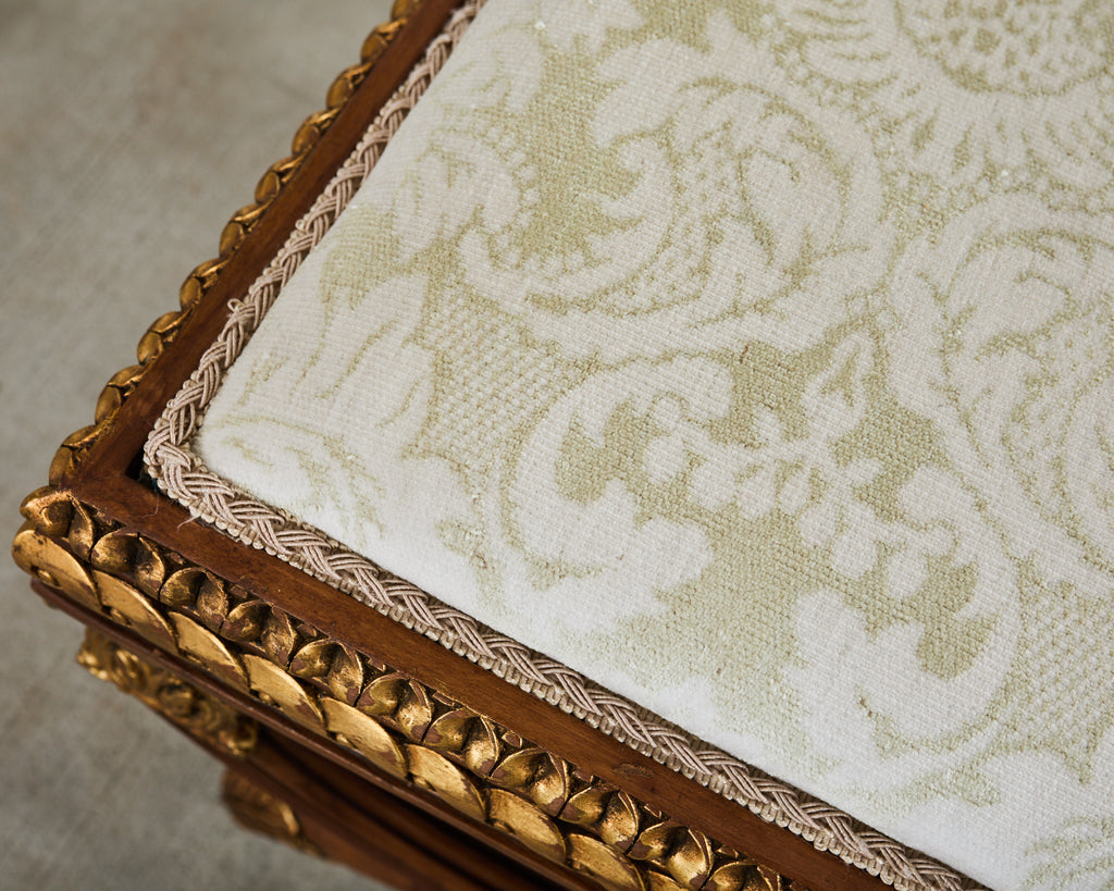 Pair of Neoclassical Style Italian Curule Bench Seats