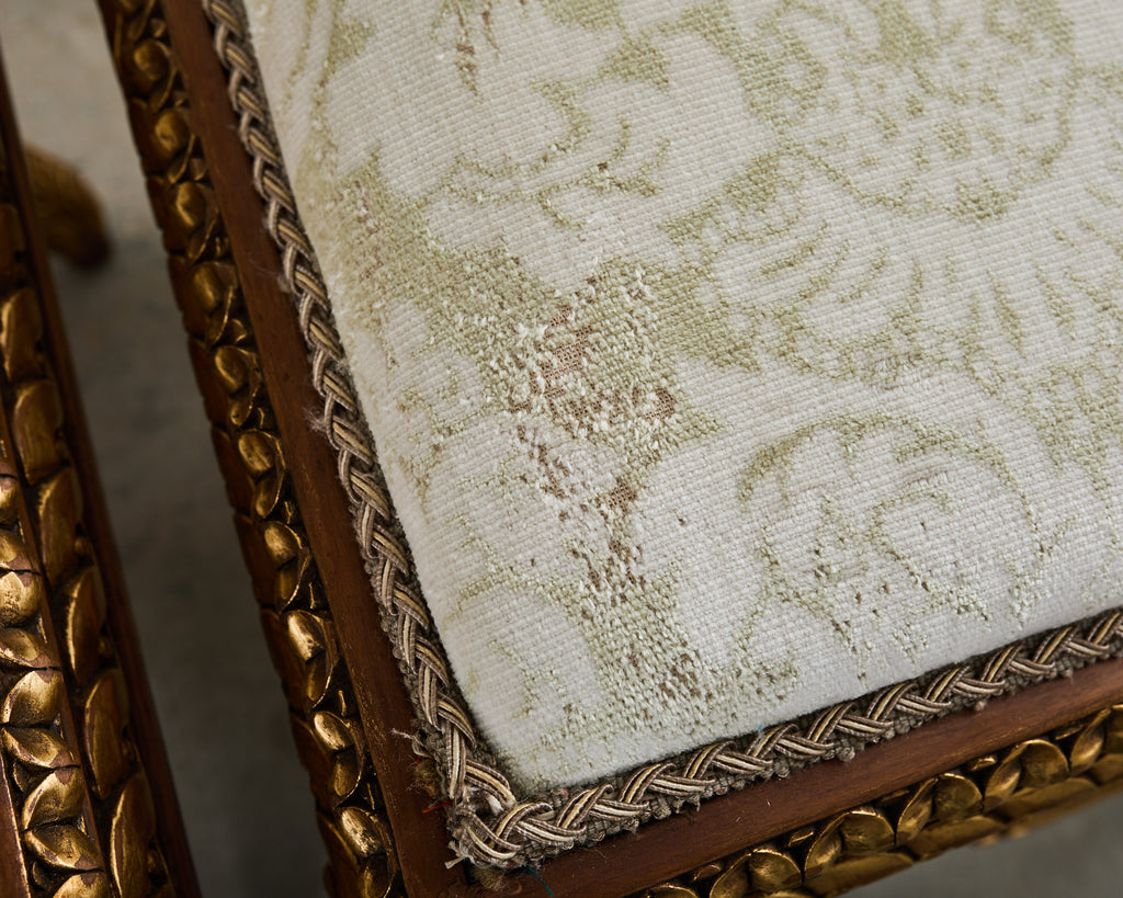 Pair of Neoclassical Style Italian Curule Bench Seats