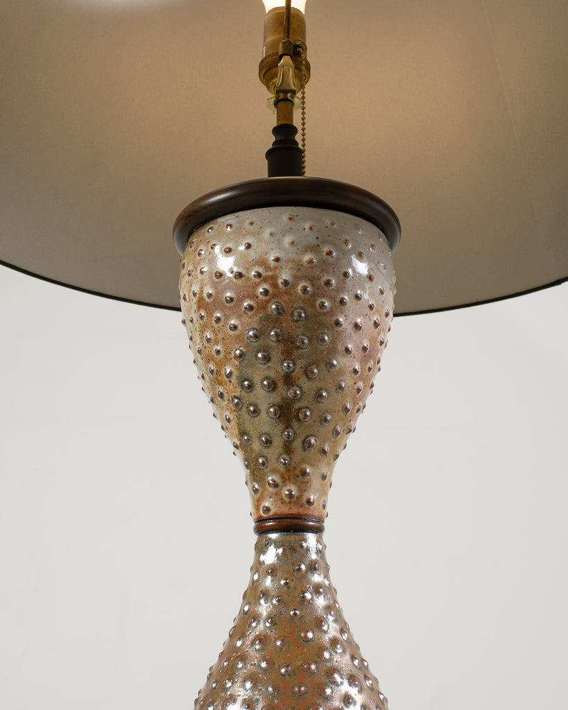 Midcentury Scandinavian Modern Mobach Style Pottery Floor Lamp