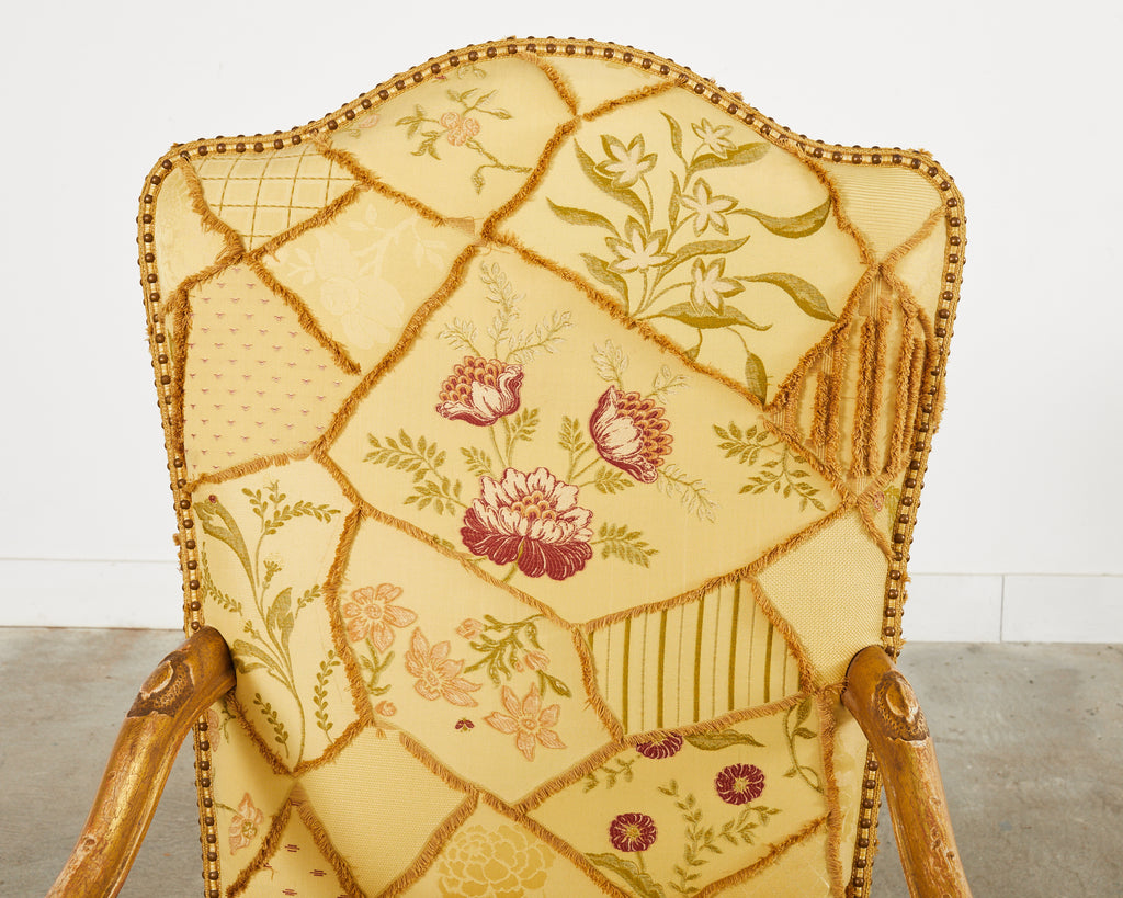 Hendrix Allardyce Italian Baroque Style Gilt Throne Chair