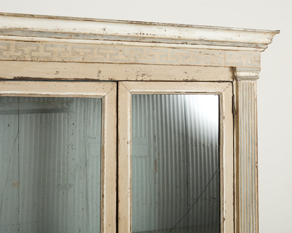 19th Century French Neoclassical Style Painted Bookcase