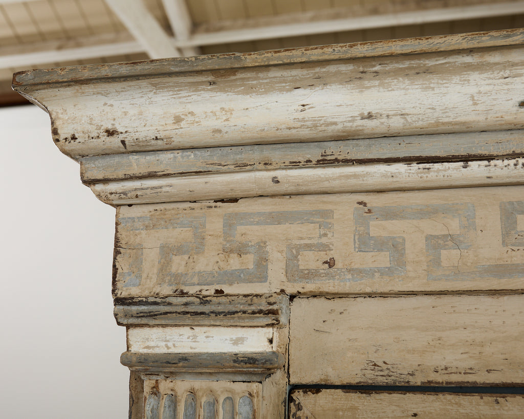 19th Century French Neoclassical Style Painted Bookcase