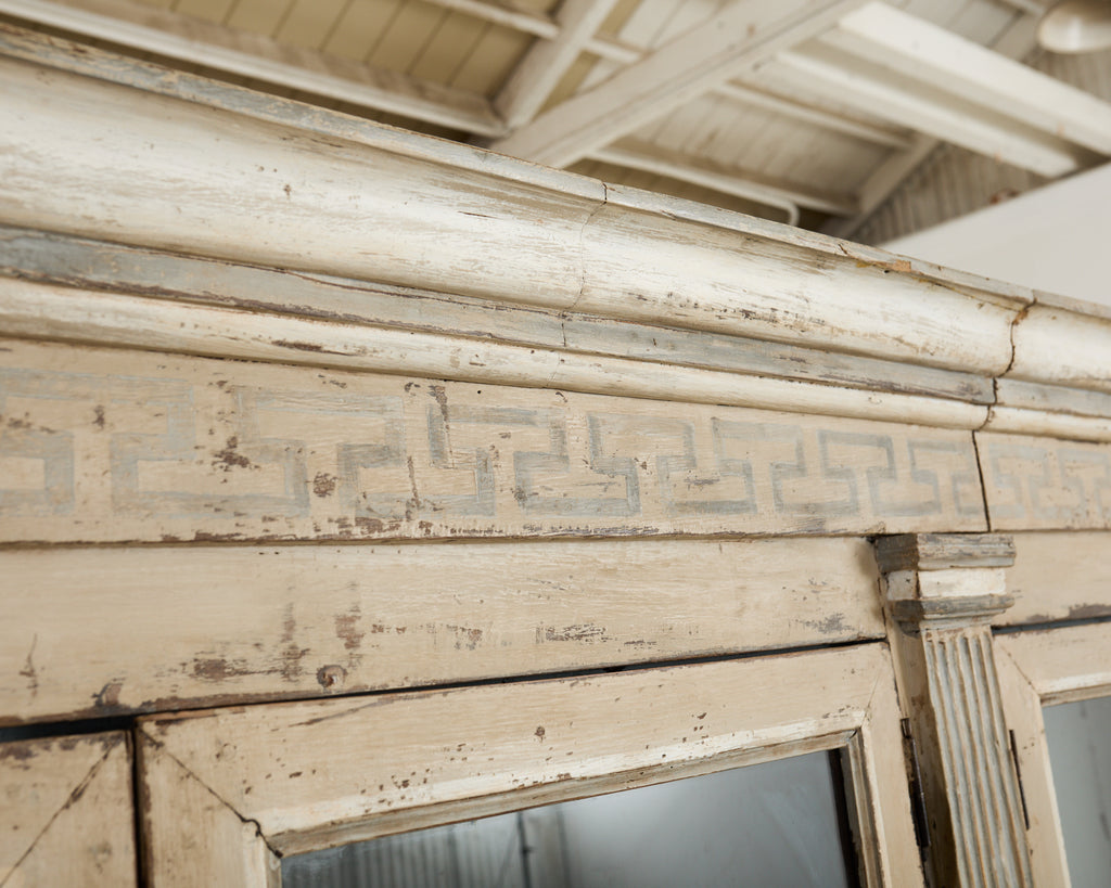 19th Century French Neoclassical Style Painted Bookcase