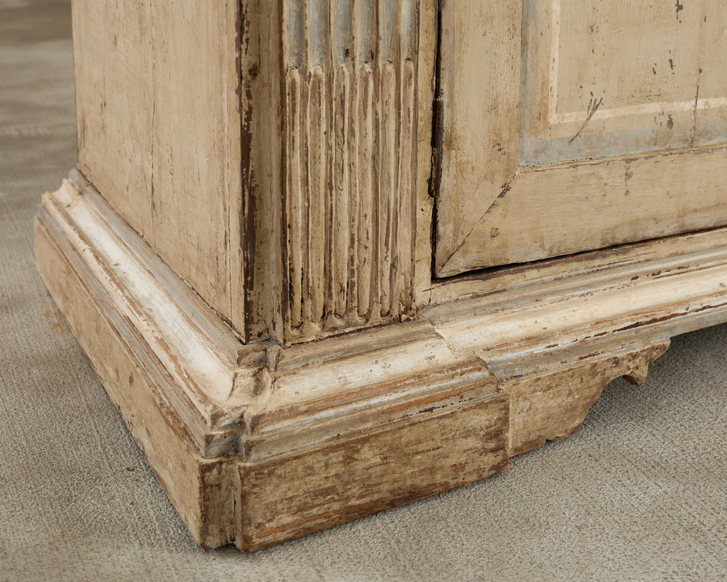 19th Century French Neoclassical Style Painted Bookcase