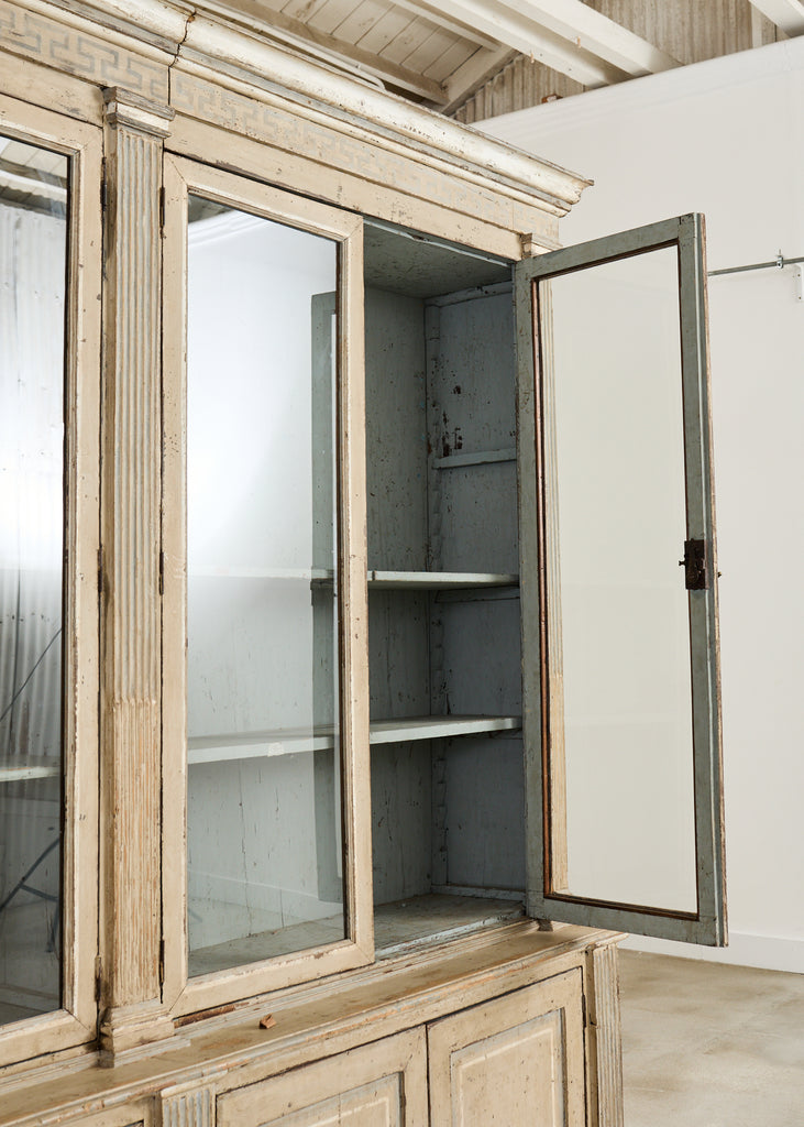 19th Century French Neoclassical Style Painted Bookcase