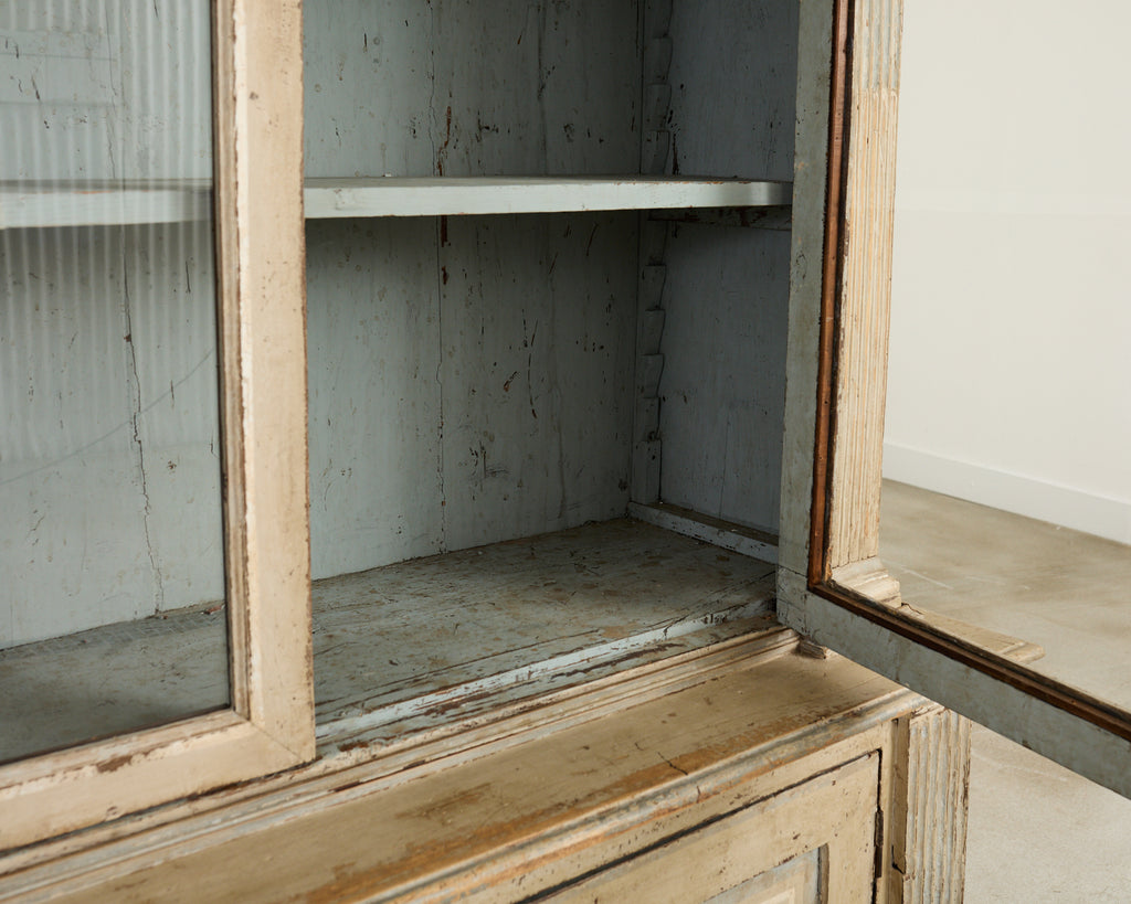 19th Century French Neoclassical Style Painted Bookcase