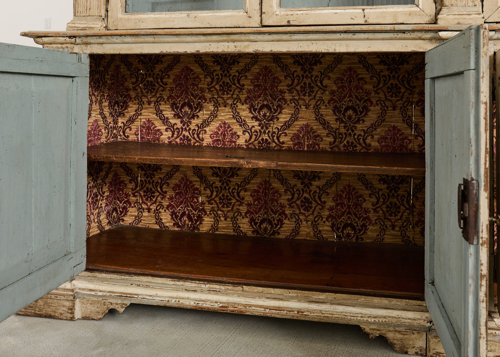 19th Century French Neoclassical Style Painted Bookcase