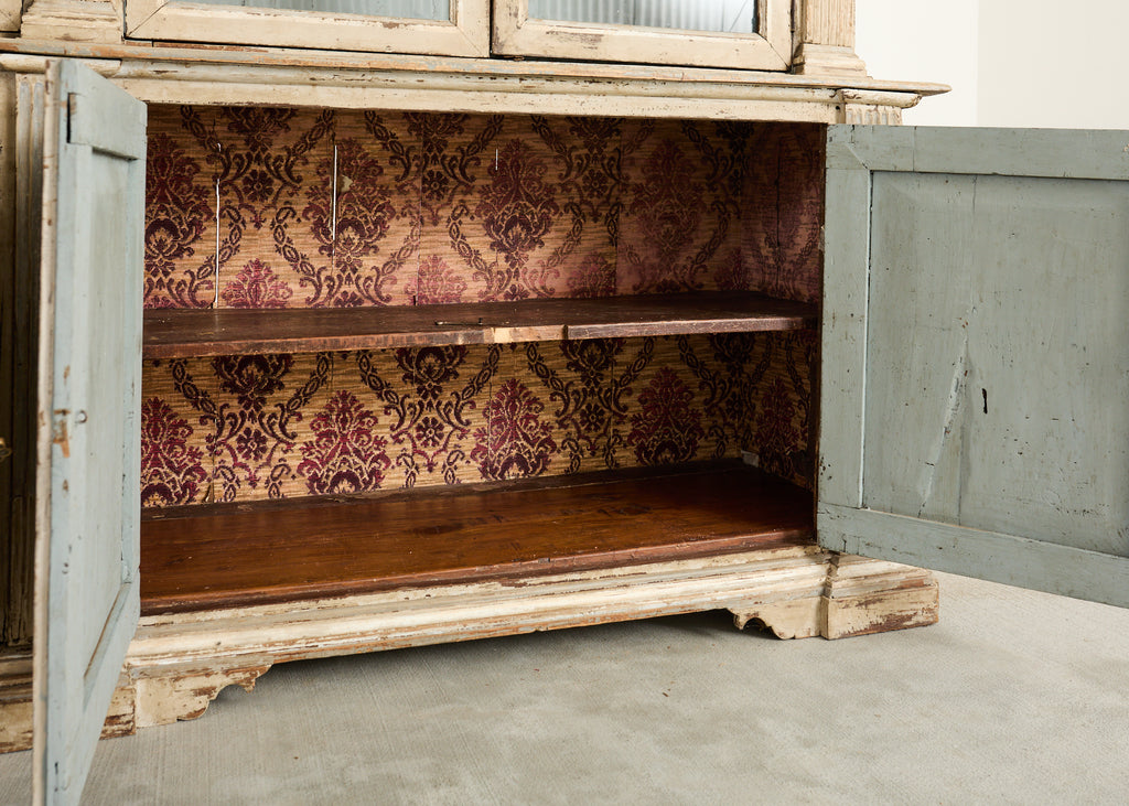 19th Century French Neoclassical Style Painted Bookcase