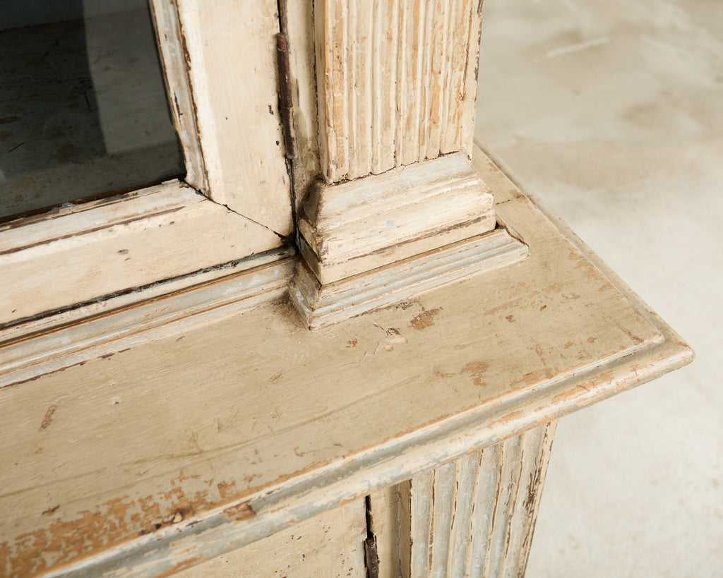 19th Century French Neoclassical Style Painted Bookcase