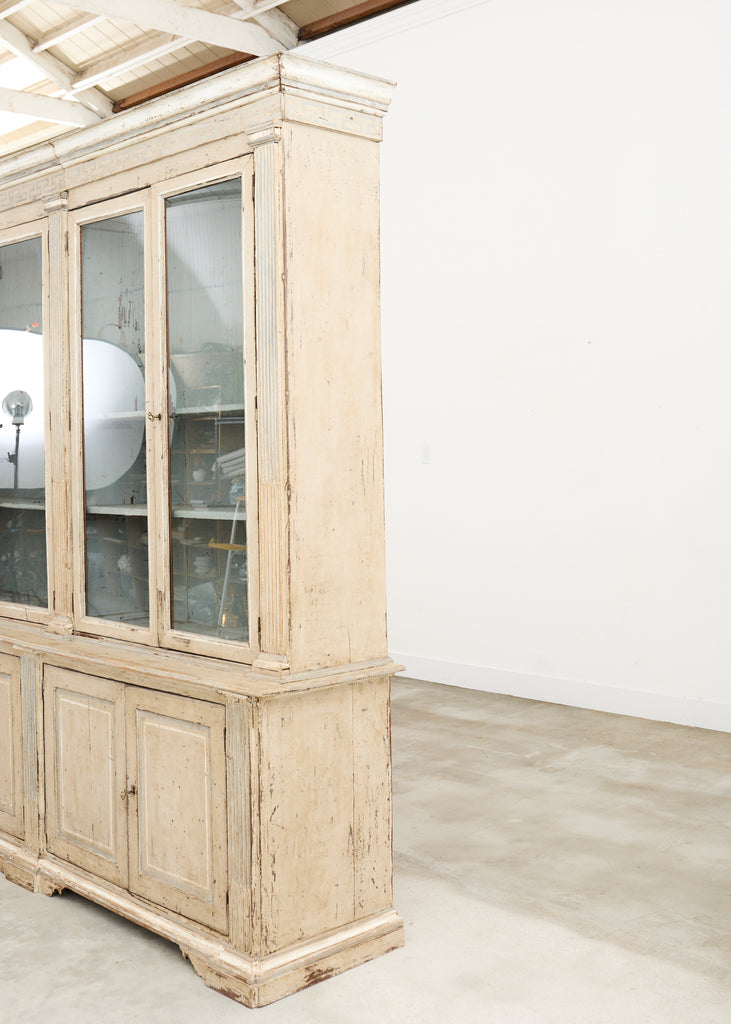 19th Century French Neoclassical Style Painted Bookcase