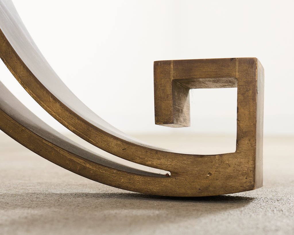 Maison Ramsay Neoclassical Style Bronze Dining Table 10 Ft