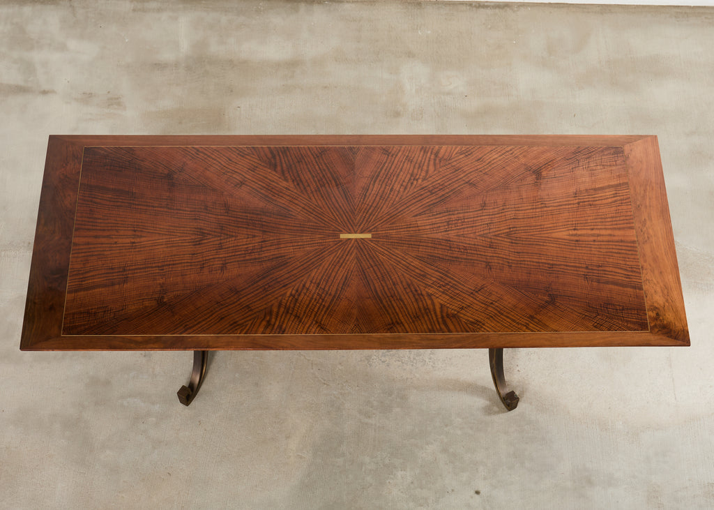 Maison Ramsay Neoclassical Style Bronze Dining Table 10 Ft