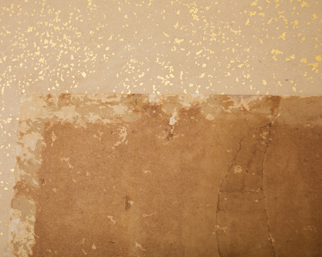 Japanese Edo Two Panel Screen Birds of Prey Hawks