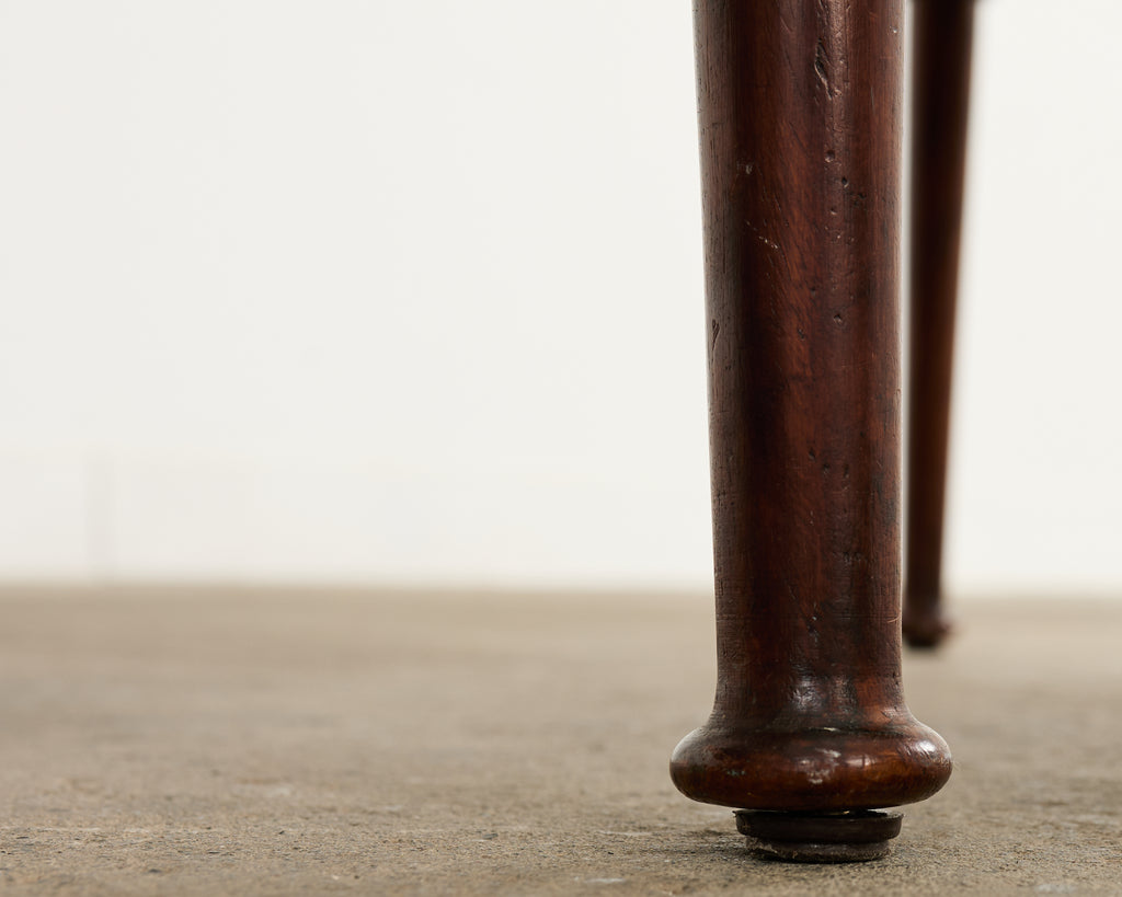 Pair of Hayat Bros. Leather Campaign Safari Chairs & Ottoman