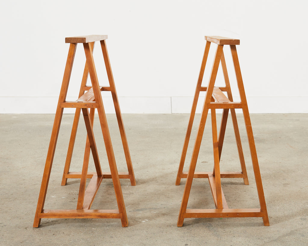 Tessellated Horn Dining Table with Leaves Designed by Thomas Britt