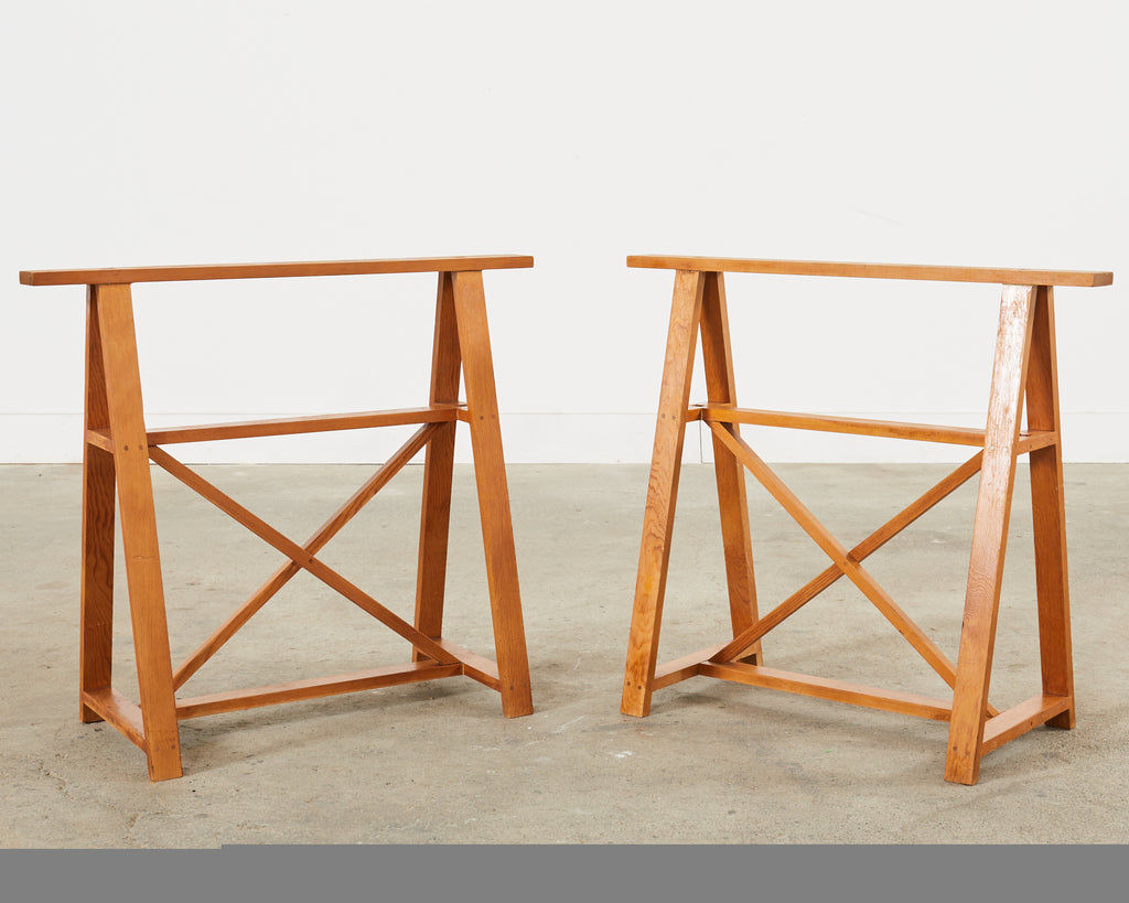 Tessellated Horn Dining Table with Leaves Designed by Thomas Britt