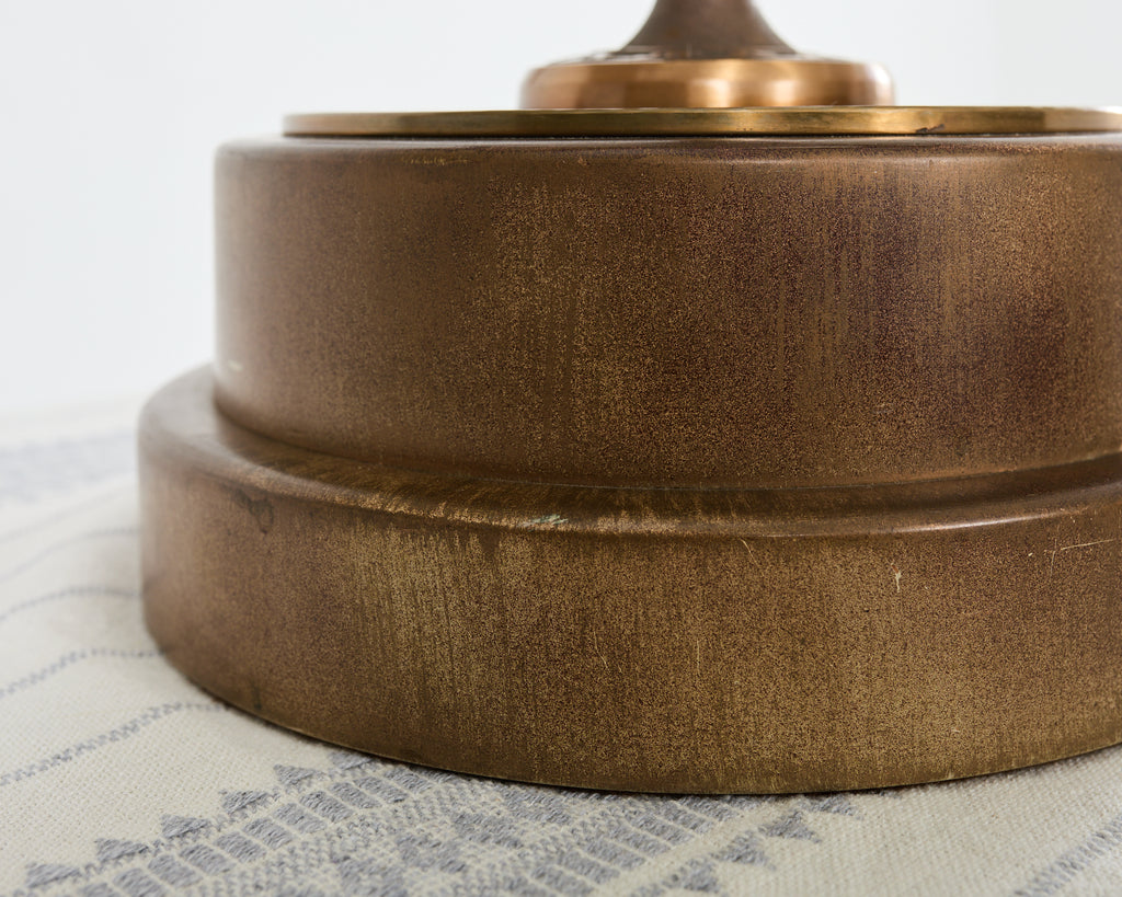 Midcentury Bronze Astrological Armillary Lamp by Frederick Cooper