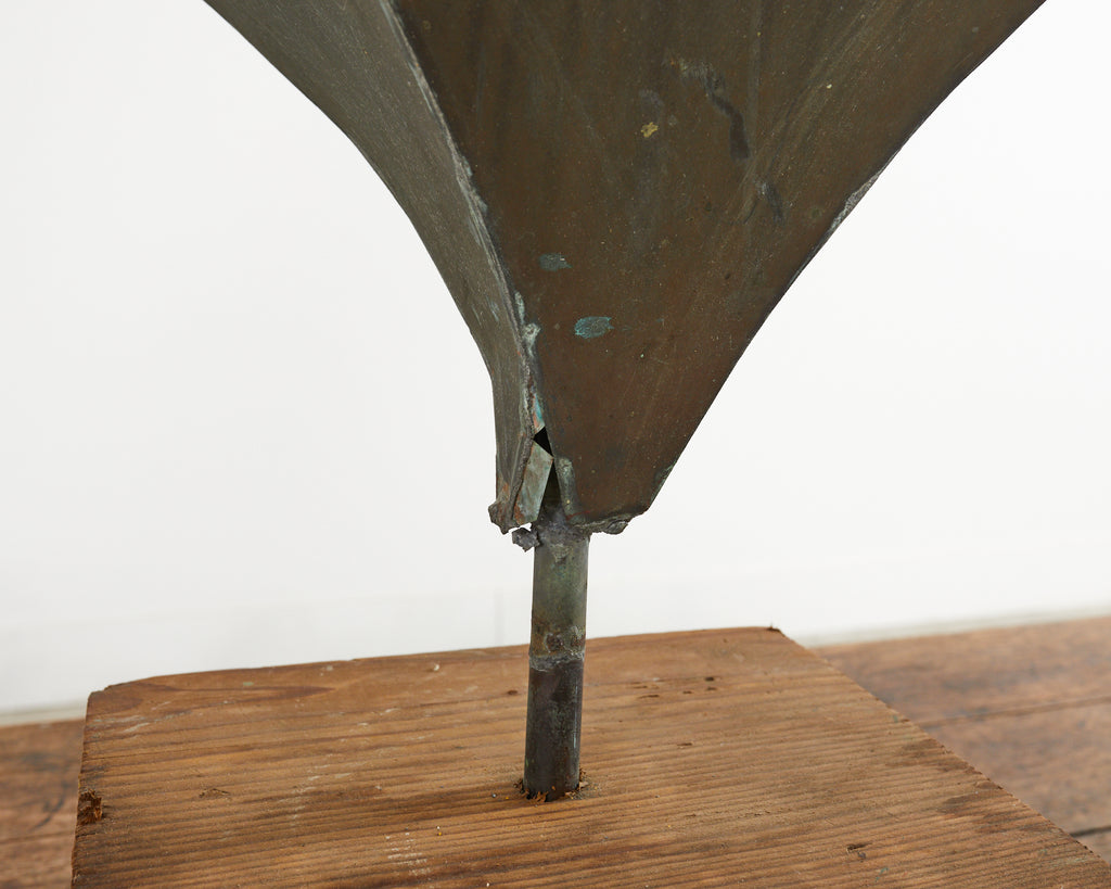 Diamond Shaped Zinc Roof Finial or Garden Ornament Sculpture