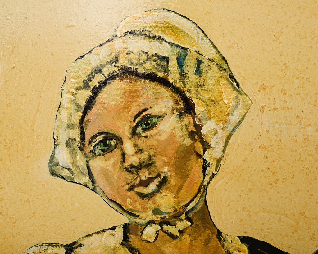 Ira Yeager Painting French Provincial Couple 20th Century