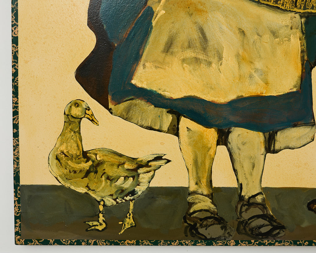 Ira Yeager Painting French Provincial Couple 20th Century