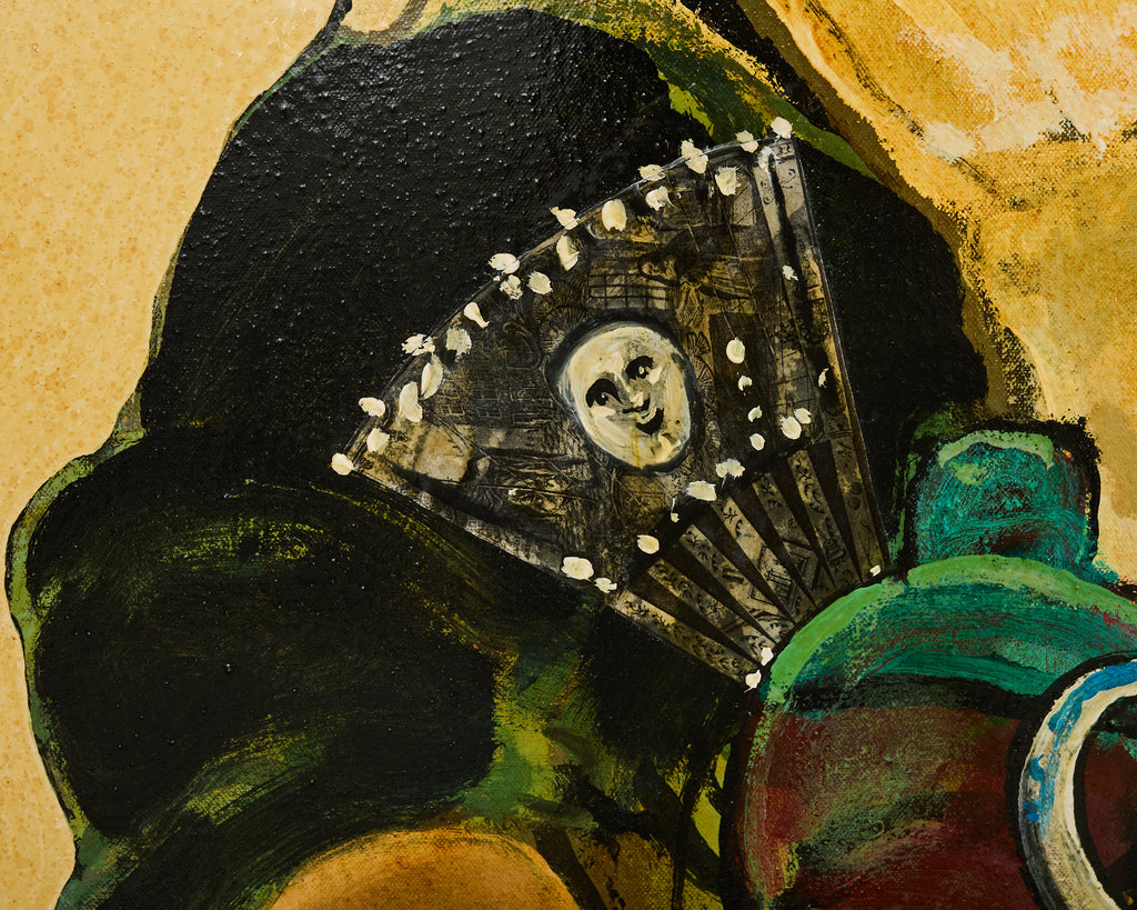 Ira Yeager Painting French Provincial Couple 20th Century