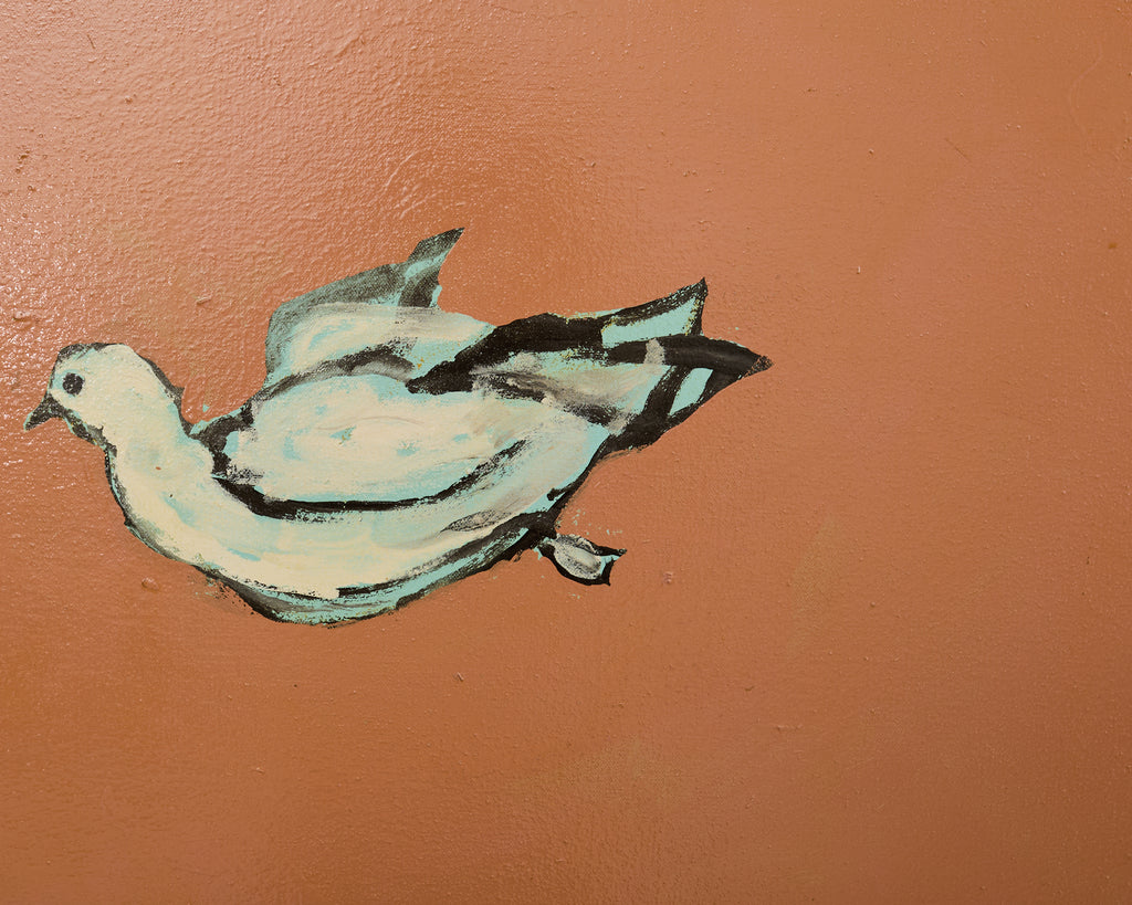 Ira Yeager Country French Farmer with Animals 8 Ft.