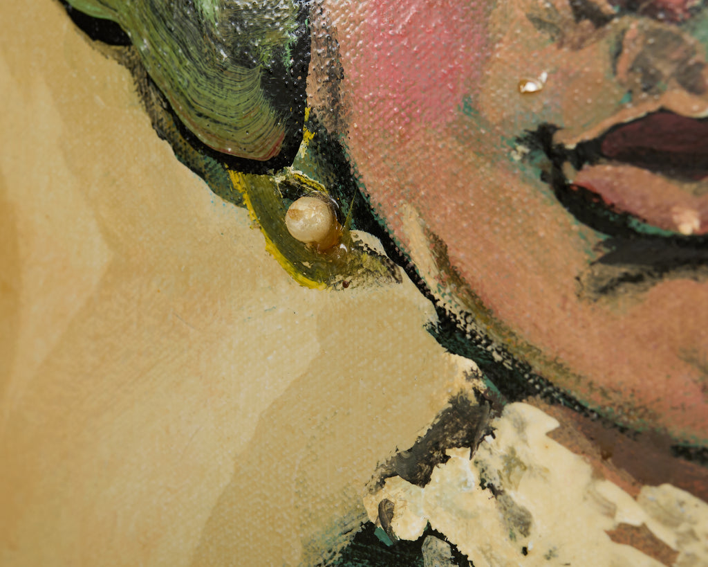 Ira Yeager Painting of 19th Century Dancer in Costume