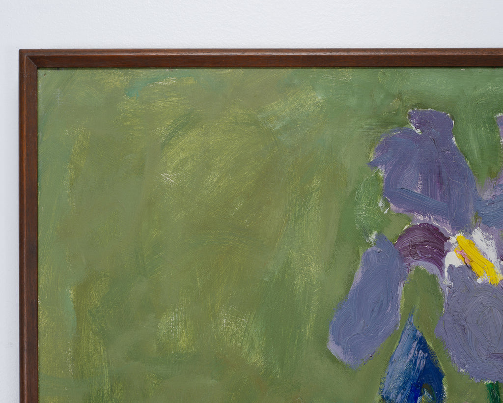 "Still Life with Flowers" Painting by Bryan Wilson 3 Ft. 1960