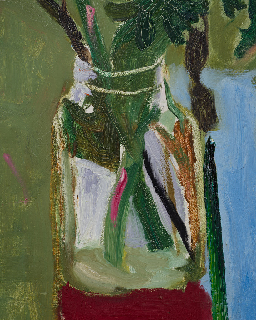 "Still Life with Flowers" Painting by Bryan Wilson 3 Ft. 1960