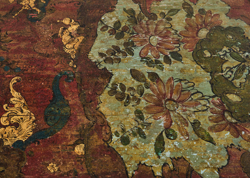 18th Century Italian Baroque Painted Chinoiserie Tilt Top Center Table