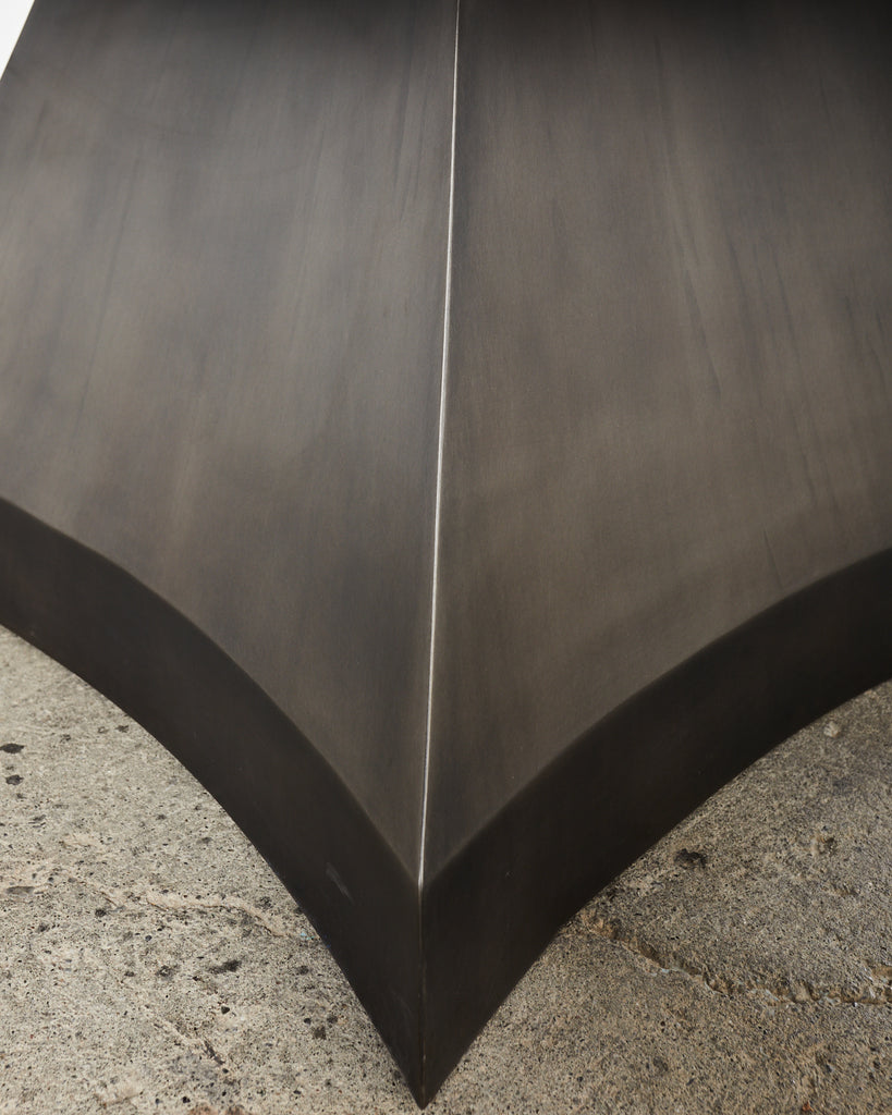 Sally Sirkin Lewis Round Iron Pedestal Dining Center Table