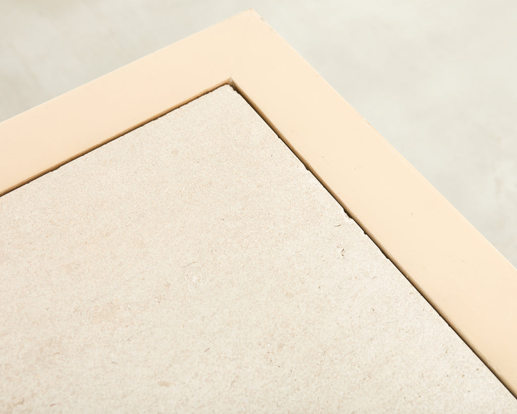 Sally Sirkin J. Robert Scott Travertine Snail Console Table