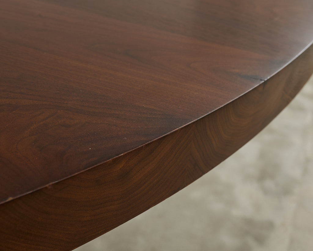 JP Molyneux Studio Walnut Brass Dining Center Table