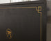 Renzo Rutilli Chinoiserie Decorated Gold Leaf Cabinet Credenza