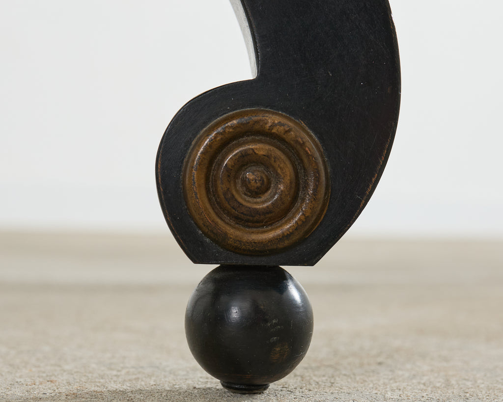 Signed Maison Jansen Neoclassical Style Gueridon Drink Table