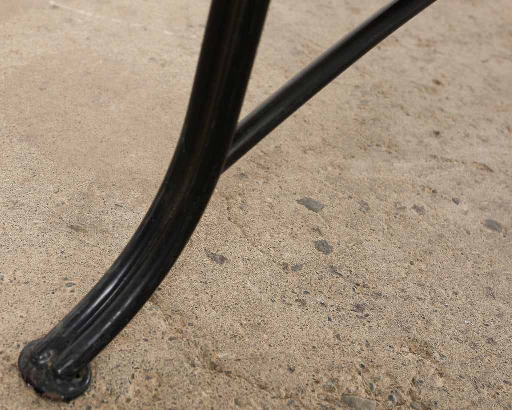 Set of Fourteen Maison Royere Style Iron Garden Dining Chairs