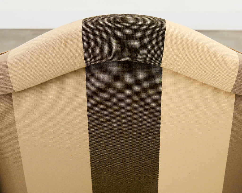 Pair of Louis XV French Provincial Style Fauteuil Armchairs by Kreiss