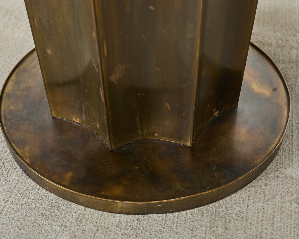 Philip Kelvin LaVerne Creation of Man Bronze Cocktail Table