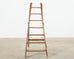 19th Century French Folding Library Step Ladder