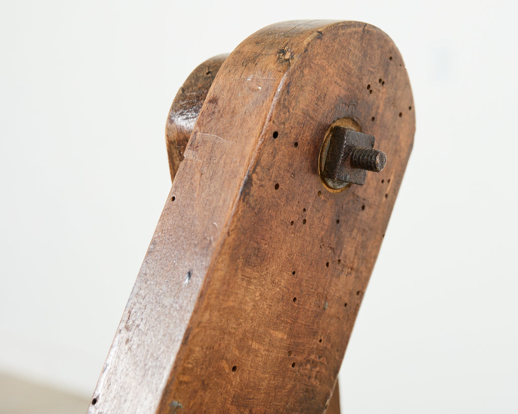 19th Century French Folding Library Step Ladder