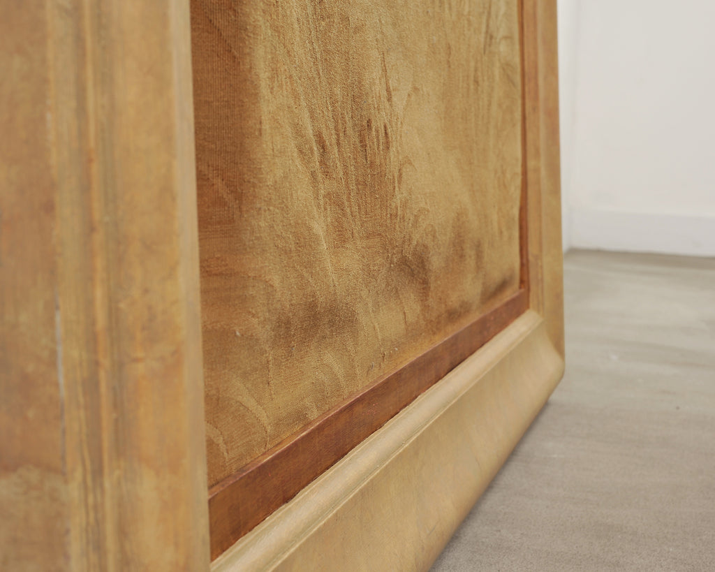 19th Century French Aubusson Harvest Tapestry Framed Panel 9.5 Ft