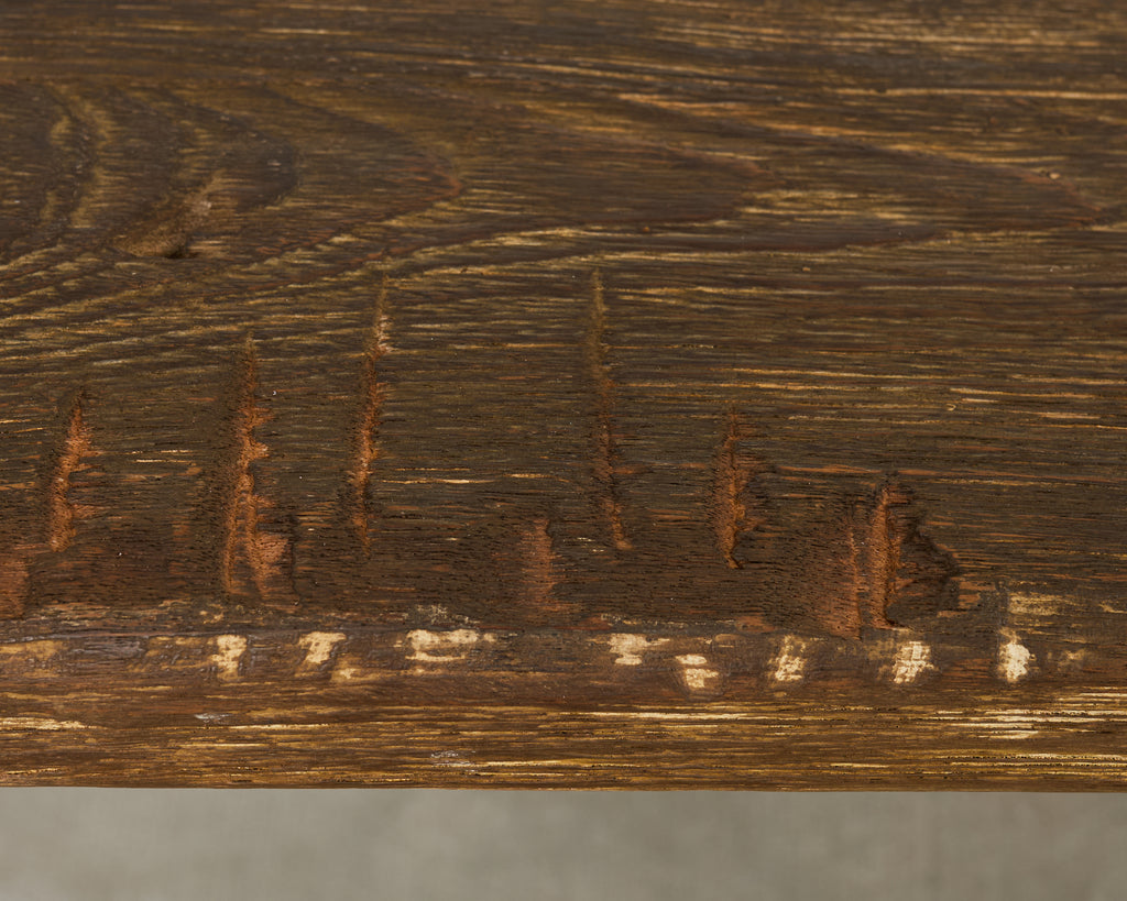 Monumental Country French Oak Farmhouse Dining Table 13 Ft