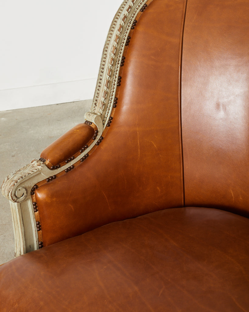 Pair of Hendrix Allardyce Louis XVI Style Bergere Armchairs